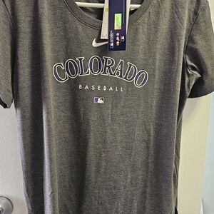 Nike Dark Gray Colorado Baseball Tee.